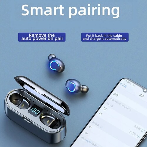 Auriculares Audifonos 5.0 Bluetooth Inalámbrico F9-u Light