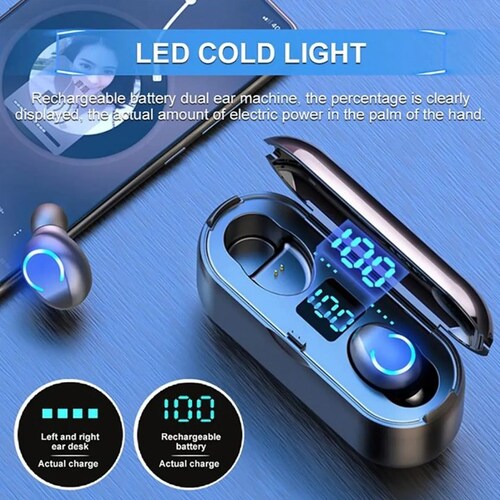 Auriculares Audifonos 5.0 Bluetooth Inalámbrico F9-u Light