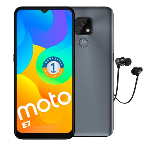 Celular Motorola Moto E7 32GB Gris