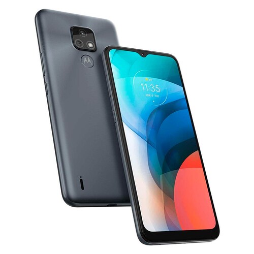 2x1 Celular Motorola Moto E7 32GB Gris