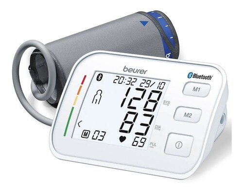 Tensiómetro Beurer BM 57 Bluetooth. Presion Arterial, Baumanómetro, Esfigmomanómetro Presión Sanguínea