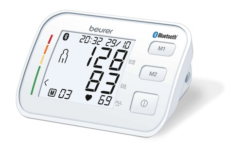 Tensiómetro Beurer BM 57 Bluetooth. Presion Arterial, Baumanómetro, Esfigmomanómetro Presión Sanguínea