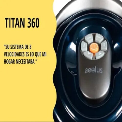 Ventilador de Torre Con Ionizador Aeolus TITAN 360 8 Vel. - Blanco