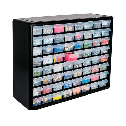 Organizador De 64 Gavetas Truper 10895