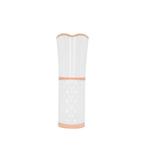 Rizadora Para Cabello Automática Inalámbrica Recargable. Blanca