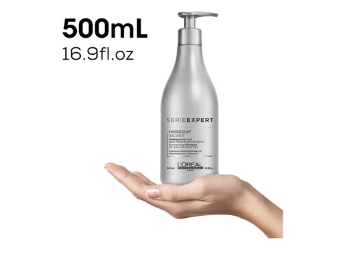 L'oreal Silver Shampoo Matizador De Canas 500ml + Regalo