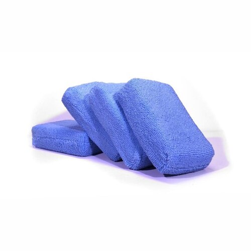 Maxshine pad aplicador de microfibra - Azul 4 pack
