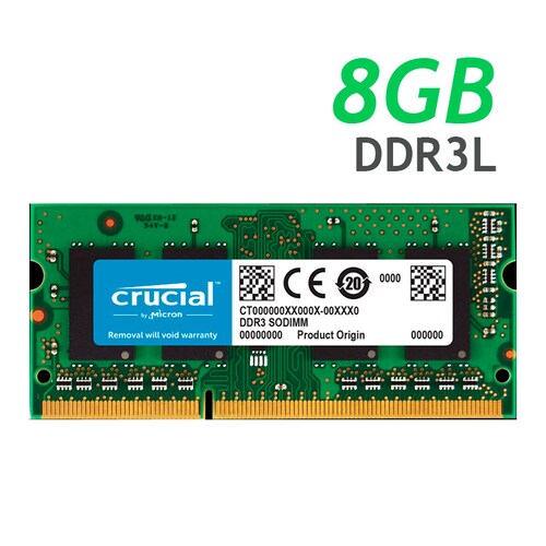 Memoria Crucial Micron Sodimm Ddr3l/8gb 1600 1.35 V