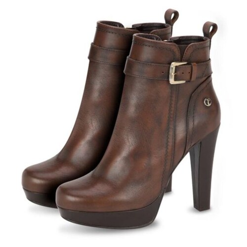 BOTA DE VESTIR PARA MUJER COLOR CAFÉ THALIA SODI 1010743.
