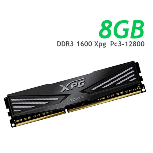 Memoria Ddr3 1600 Adata Xpg 8gb Pc3-12800 Negra Para Pc