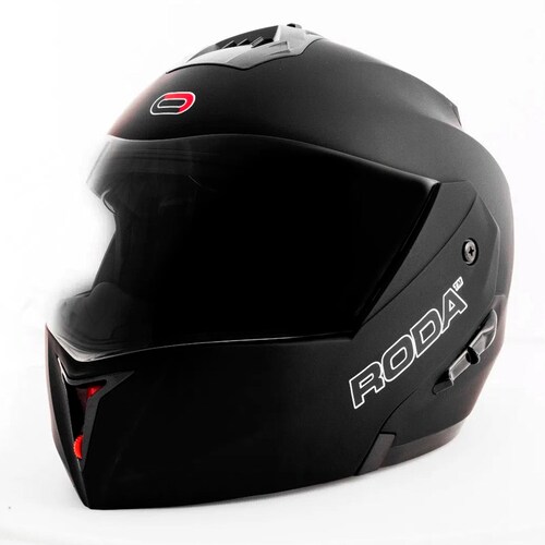 CASCO RODA REVENGE NEGRO MATE ABATIBLE CERTIFICADO 