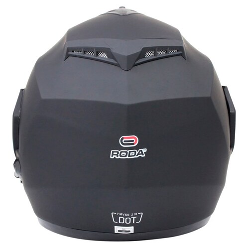 CASCO RODA REVENGE NEGRO MATE ABATIBLE CERTIFICADO 