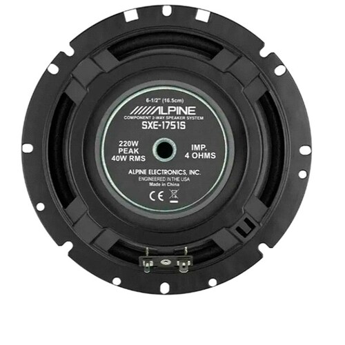 Set De Medios Alpine 6.5 De 2 Vías Serie E 280watt Sxe-1751s