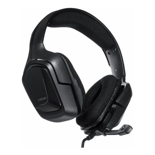 AUDÍFONOS GAMER ONIKUMA K20 NEGRO CON LUZ RGB LED