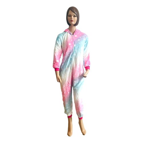 Pijama mameluco unicornio mujer adulto y niña Bomy Collection