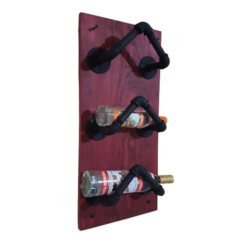 Cava De Pared, Porta Botellas De Pared. Industrial. Vintage