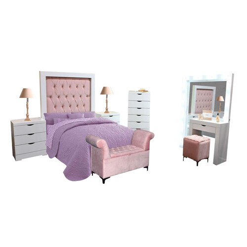 RECAMARA TRIXIE 3 PZAS. MATRIMONIAL -ENTREGA UNICAMENTE EN CDMX, QUERÉTARO, PACHUCA, TOLUCA Y SUS ÁREAS METROPOLITANAS