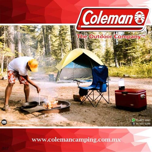 Hielera 16 QT Color Azul Marca Coleman