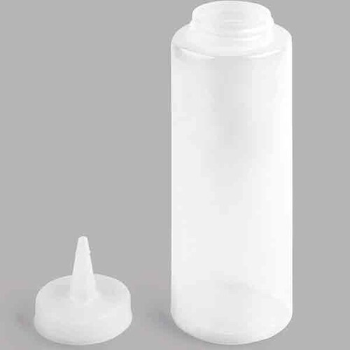 Bote dispensador exprimible mayonesa o aderezo de 8 onzas  tablecrafth 108C  - 12 piezas.