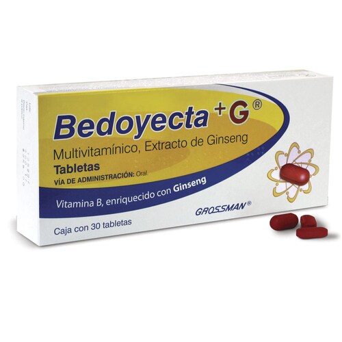 BEDOYECTA + G 40 MG CAJA 30 TABLETAS