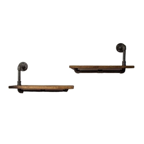 Juego De Repisa De 19x45 Cm. Estilo Vintage Industrial