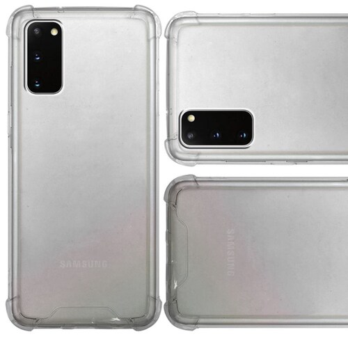 Funda  Samsung S20 Rígida Acrigel Uso Rudo Conta Golpes MobileCity Transparente 