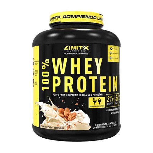 Proteina Limit X 100% Whey Protein 5 Lbs 75 Serv. - Vainilla