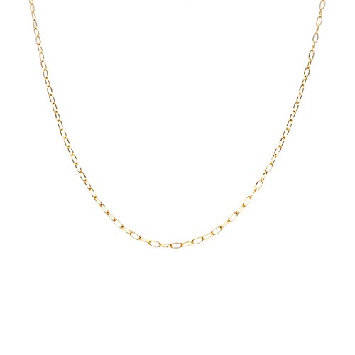 Cadena Amelie Joyas Oro Amarillo 10K tejido tipo Lunga 1 mm