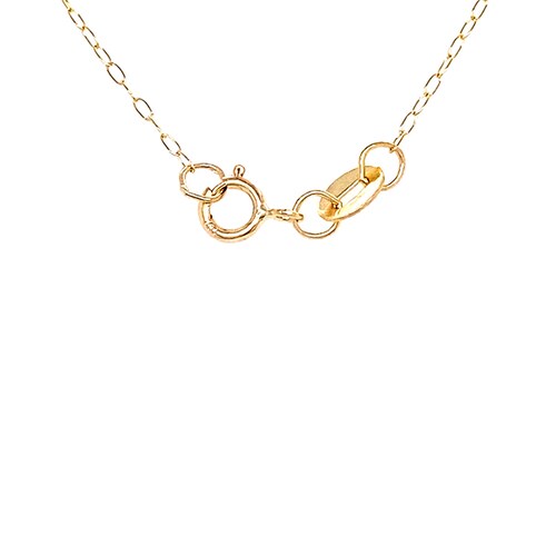 Cadena Amelie Joyas Oro Amarillo 10K tejido tipo Lunga 1 mm