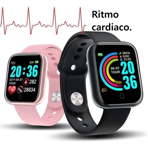 Reloj Inteligente Y68 Smartwatch Sensor Ritmo Cardíaco