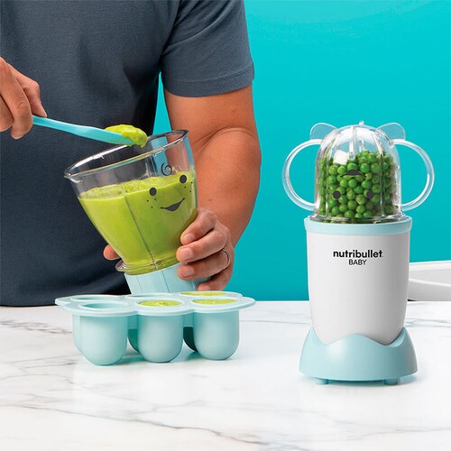 Nutribullet Baby Bullet 16 Acc 18 Fl Oz Blanca/azul 120/220v
