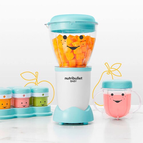 Nutribullet Baby Bullet 16 Acc 18 Fl Oz Blanca/azul 120/220v