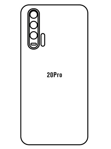 Jeco 99F Kit de Mica Hidrogel AZUL Frontal+Trasera Honor 20 Pro