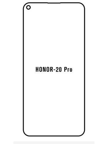 Jeco 99F Kit de Mica Hidrogel AZUL Frontal+Trasera Honor 20 Pro