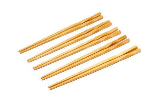 Palillos Chinos 5 Pares 100% de Bambú Ecologicos