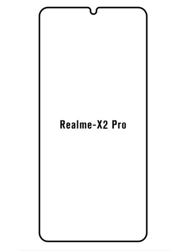 Jeco 99F Kit de Mica Hidrogel AZUL Frontal+Trasera REALME X2 PRO