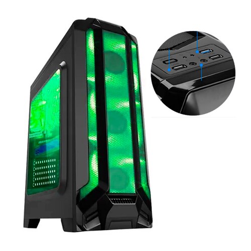 Gabinete Eagle Warrior Robot Q Gaming CG-01F5 ROBOT