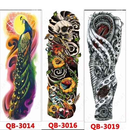 Luce genial y super real con estos tatuajes temporales brazo completo o pierna