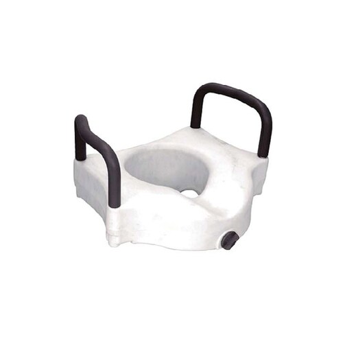 Aumento para WC Con Brazo fijo y Tornillo de fijacion MI