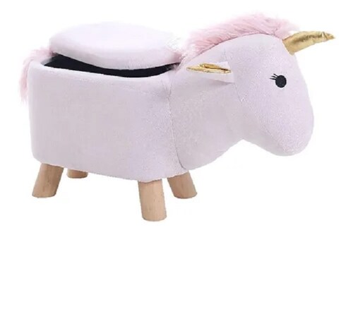 Silla Sillon Taburete Infantil De  Unicornio