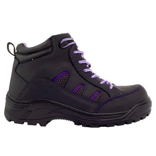 Zapato de Seguridad WSM para Dama, Ergonómico y cómodo. Con casquillo de Policarbonato. Bota Industrial. Terra-L