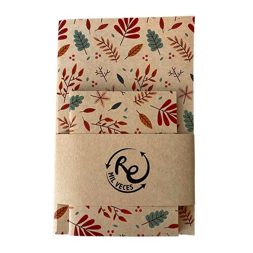 Libretas ecológicas | Sketchbook | Pack 2 piezas | 50 hojas de papel 100% reciclado | 2 tamaños: Media carta y pocket.