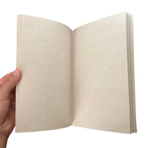 Libretas ecológicas | Sketchbook | Pack 2 piezas | 50 hojas de papel 100% reciclado | 2 tamaños: Media carta y pocket.