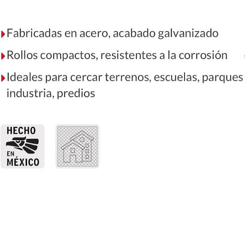 Malla Ciclónica, Calibre 12.5, Abertura 69 X 69, 1.75 X 20 M ideal  Cercas Terrenos Casa industria 