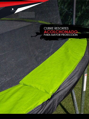 Trampolín Brincolín 8 Pies Máxima Seguridad/envió Y Escalera Gratis