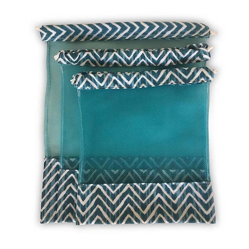 Bolsas ecológicas de malla para fruta y verdura | Pack 10 piezas | Hecho en México | Ecológico, lavable y reutilizable.