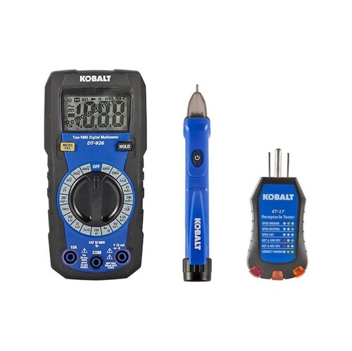 KIT MULTIMETRO KOBALT MODELO DT-926KIT.