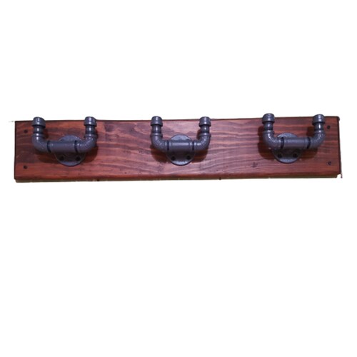 Perchero De Gancho Doble Tipo Industrial. Vintage