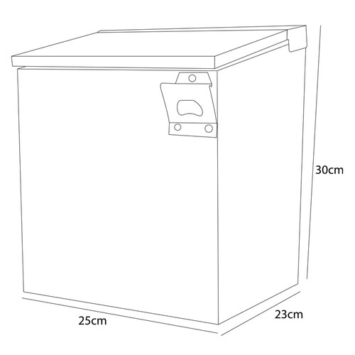 Hielera Metálica Coca Cola Roja para 12 latas HCCOKE1201R 