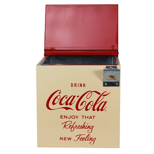Hielera Metálica Coca Cola Retro para 12 latas HCCOKE1201V